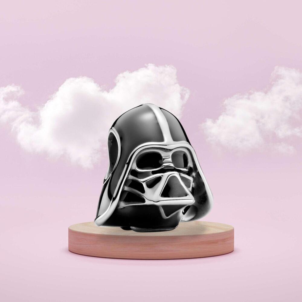 Darth Vader Helmet Pandora Style Charm for Bracelet